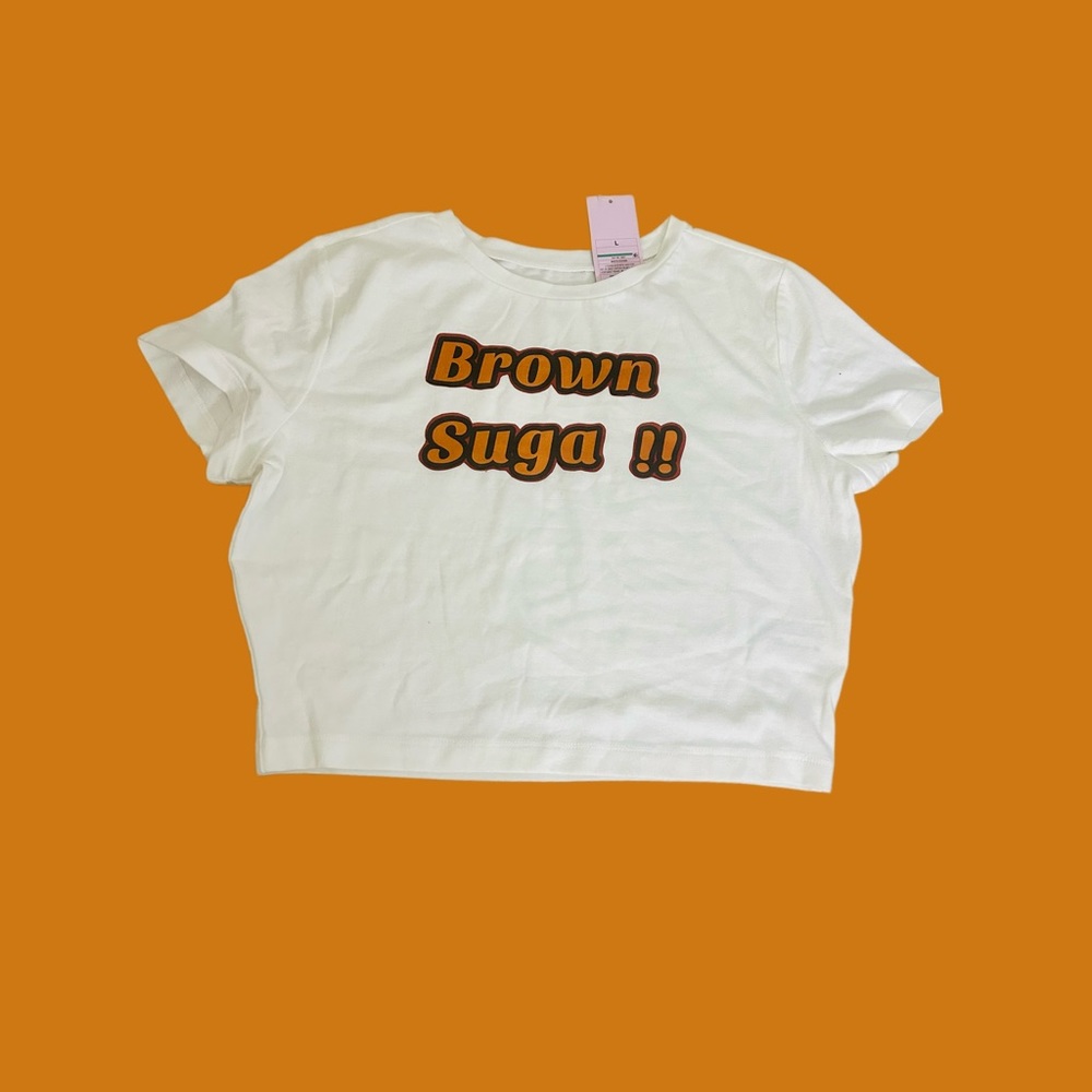 Brown Suga!!  Crop top custom made on Target brand Brand New With Tags.